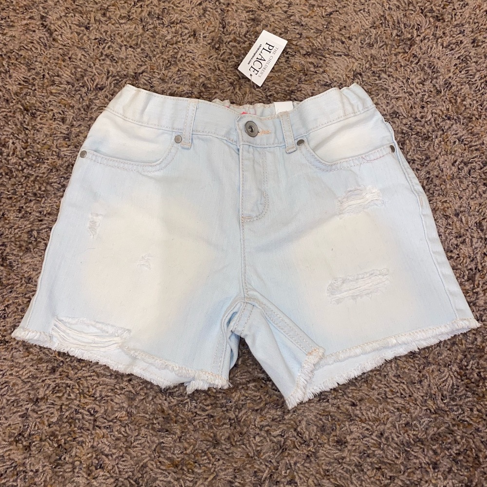 Light Wash Girls Jean Shorts